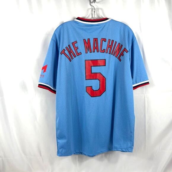 St Louis Cardinals XL Albert Pujols Machine #5 Jersey MLB Cards - Picture 5 of 6